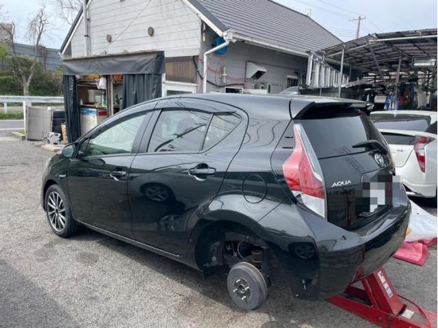 トヨタ　アクア　モデリスタホイール16インチ　組み替え　取付　モデリスタエアロ　取付　NHP10　岡山市東区