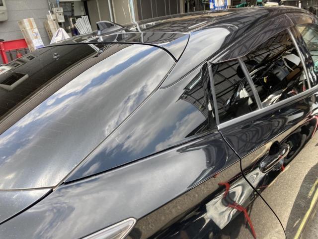 トヨタ　50系プリウス　Cピラーカバー交換　ZVW51 岡山市東区