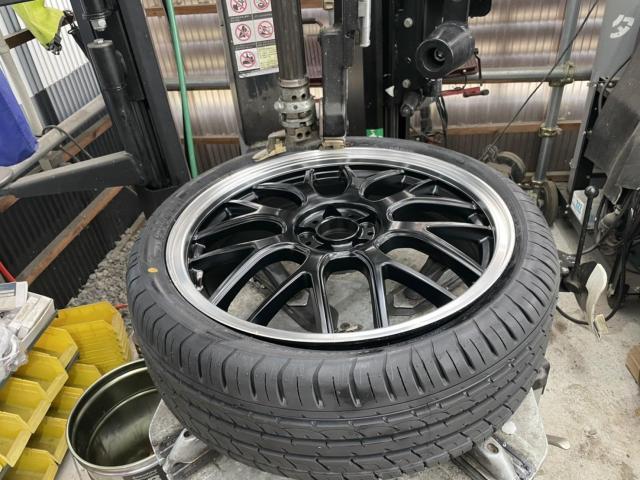  トヨタ 50系プリウス タイヤ ホイール 15in18in 組み替え ZVW51 岡山市東区