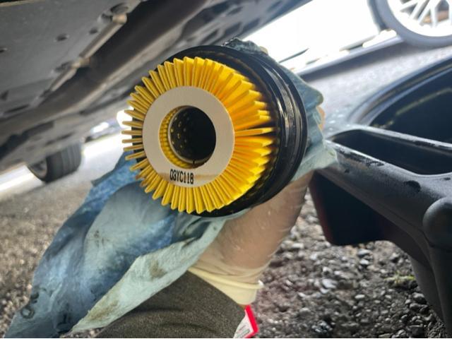 レクサス　IS 納車前点検（オイル エレメント ワイパーゴム エアコンフィルター）交換　AVE30 岡山市東区