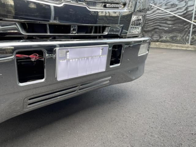 三菱ふそう　キャンター　字光式ナンバーAIR　取り付け　FBA20 岡山市東区