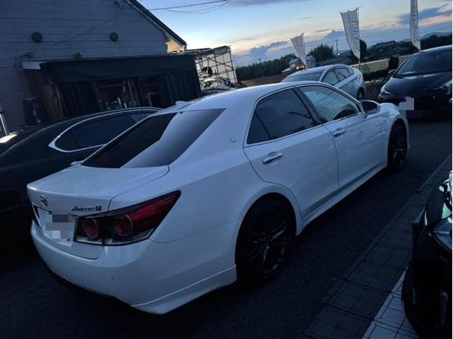 トヨタ クラウンアスリート 18インチアルミタイヤ 交換 組み替え（4本）GRS214 岡山市東区