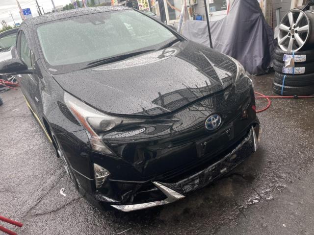 トヨタ 50系プリウス モデリスタエアロF.S.R 取付 18inホイール組み替え 交換 ZVW51 岡山市東区