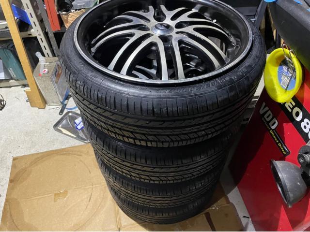 ダイハツ　ムーブ　タイヤ交換4本　LA100S 岡山市東区