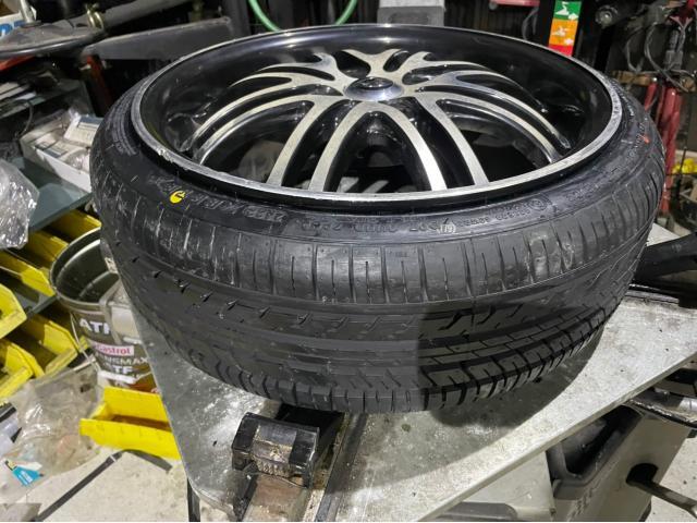 ダイハツ　ムーブ　タイヤ交換4本　LA100S 岡山市東区