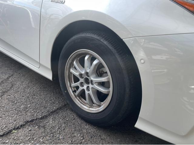 トヨタ 50系プリウス TEIN 車庫調取付　18インチアルミホイール取付　ZVW51 岡山市東区