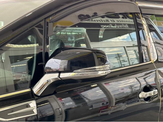 トヨタ　アルファード　ドアミラーカバー左　ウィンカー左　交換　AYH30W 岡山市東区