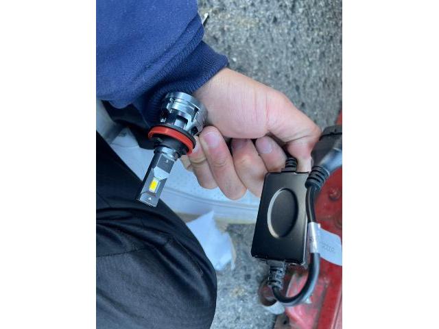 トヨタ 30系プリウス  フォグランプLED交換 カラーチェンジfcl交換 ZVW30 岡山市東区