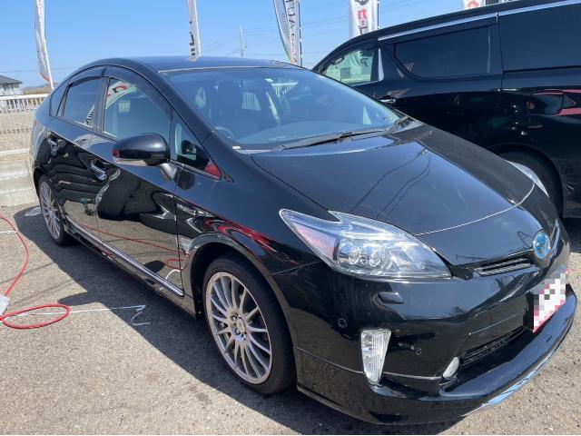 トヨタ 30系プリウス 在庫車 フルエアロ取り付け 18ホイール交換 ZVW30 岡山市東区