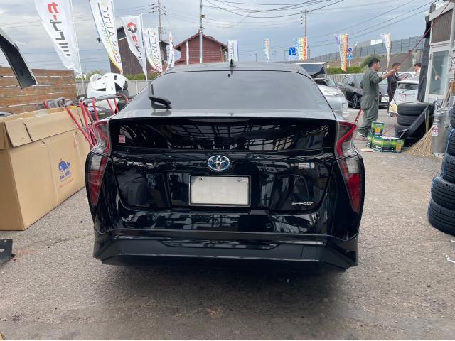 トヨタ 50系プリウス  在庫車 モデリスタエアロ 取り付け ZVW55 岡山市東区