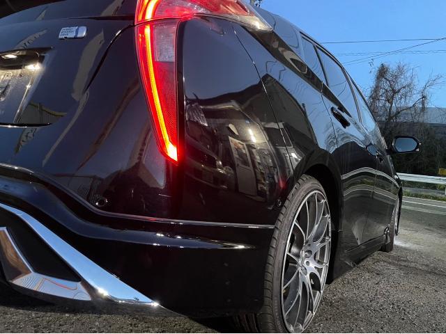 トヨタ 50系プリウス  在庫車 モデリスタフルエアロ取り付け 15&rarr;19インチホイール 交換 ZVW51 岡山市東区