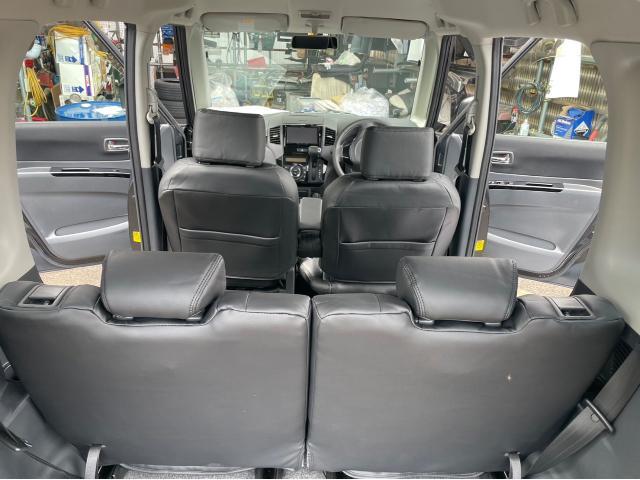 スズキ パレット SW 在庫車 シートカバー取り付け MK21S 岡山市東区