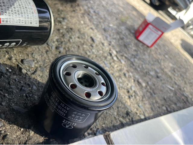 スズキ エブリイ タイヤ交換 オイル エレメント交換 DA64V 岡山市東区