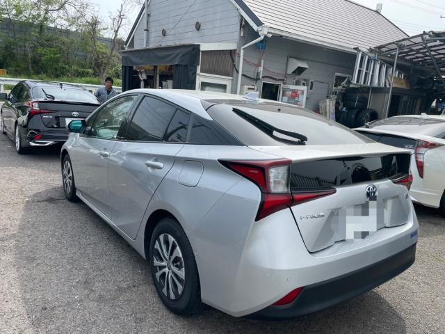 トヨタ 50系プリウス  在庫車 モデリスタフルエアロ取り付け 15in&rarr;18in 組み換え 交換 ZVW51 岡山市東区