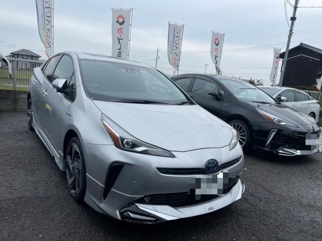 トヨタ 50系プリウス  在庫車 モデリスタフルエアロ取り付け 15in&rarr;18in 組み換え 交換 ZVW51 岡山市東区