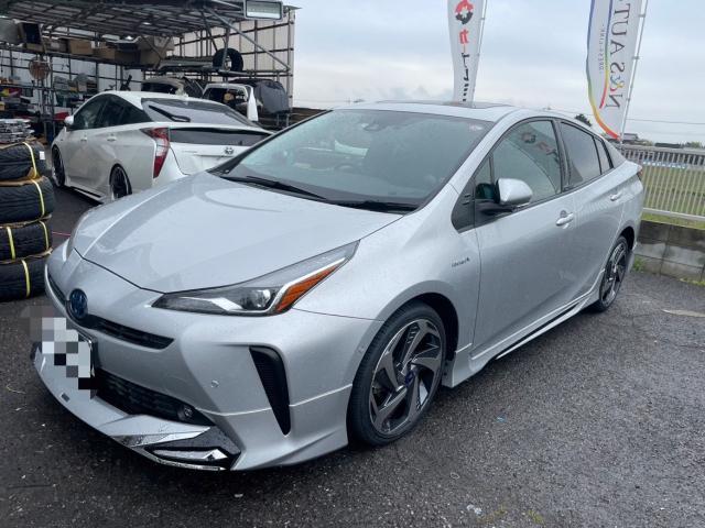 トヨタ 50系プリウス  在庫車 モデリスタフルエアロ取り付け 15in&rarr;18in 組み換え 交換 ZVW51 岡山市東区