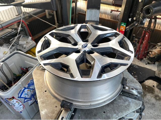 スバル フォレスター タイヤ交換 SK9 岡山市東区