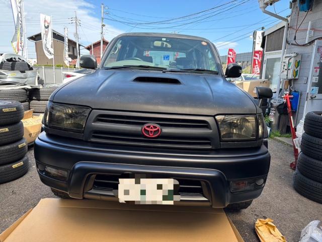 トヨタ ハイラックスサーフ フロントバンパー交換 K Z N 1 8 5 W トヨタ ハイラックスサーフ フロントバンパー交換 K Z N 1 8 5 W