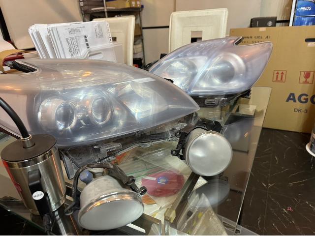 トヨタ 30系プリウス ヘッドライト フォグランプ リペア ZVW30 岡山市東区