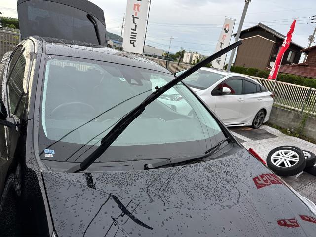 トヨタ 50系プリウス 納車前点検 純正ドアミラー交換 リアワイパーレスキット取付 ZVW55 岡山市東区