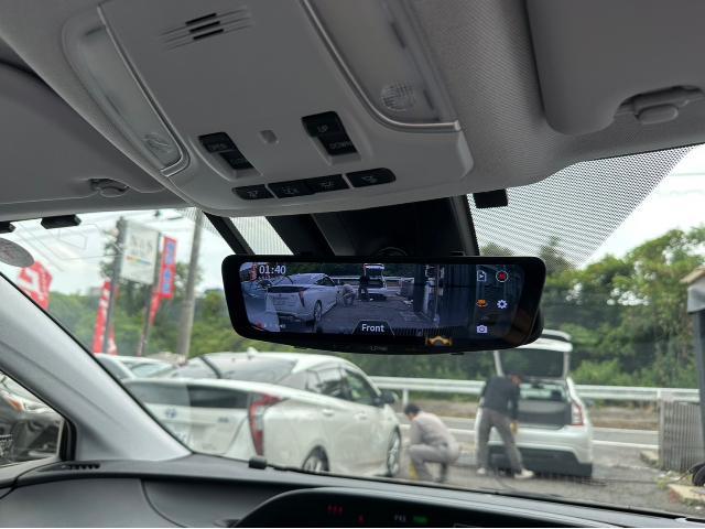 トヨタ 50系プリウス  アルパイン 前後ドラレコデジタルインナーミラー取付  ZVW51 岡山市東区