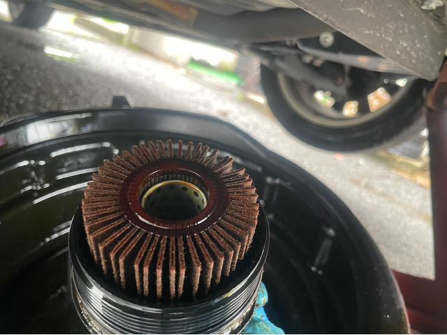 トヨタ アルファード オイル、エレメント交換 AGH30W 岡山市東区