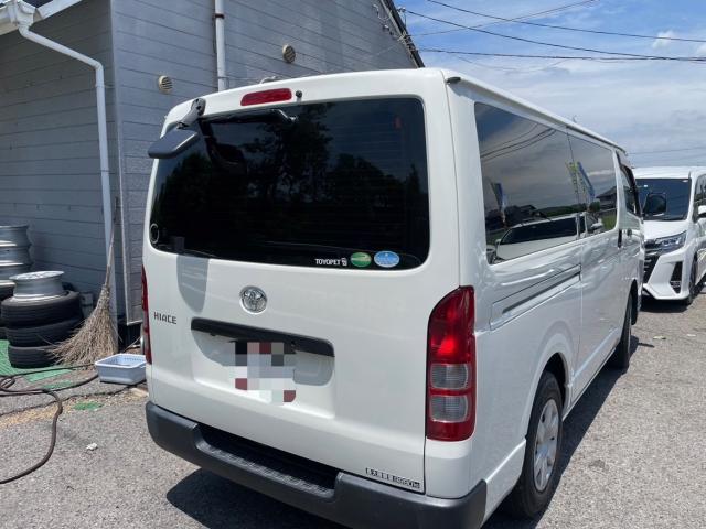 トヨタ ハイエースバン ガラスフィルム施工 GDH201V 岡山市東区