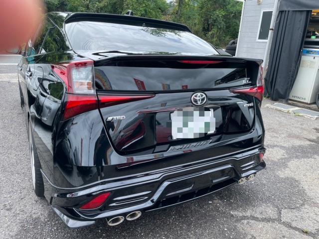 トヨタ 50系プリウス  ガラスコーティング施工 納車前点検 ZVW51 岡山市東区