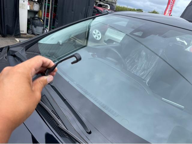 トヨタ 50系プリウス  ガラスコーティング施工 納車前点検 ZVW51 岡山市東区