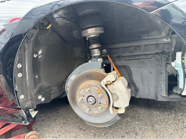 トヨタ 50系プリウス  フェンダーライナー右 交換 T-DEMAND 調整式スタビリンクロッド ブーツ交換 ZVW51 岡山市東区