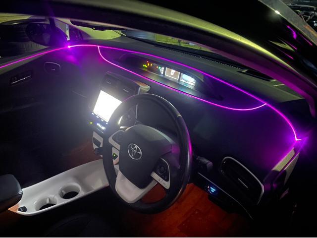 トヨタ 50系プリウス  アンビエントライト取付 ZVW51 岡山市東区