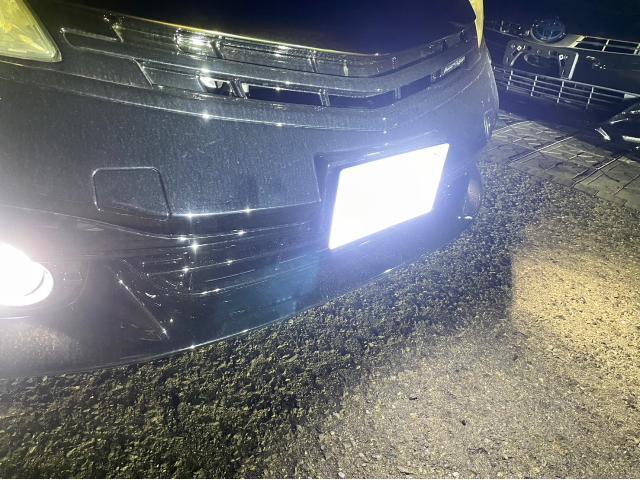 トヨタ 30系プリウス  字光式ナンバー取り付け ZVW30 岡山市東区