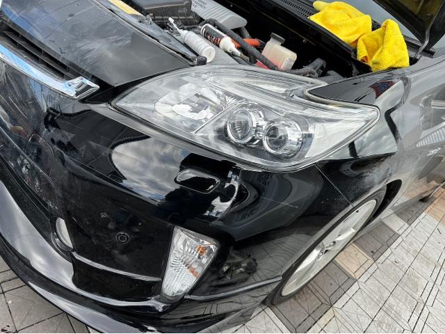 トヨタ 30系プリウス ヘッドライトリペア ZVW30 岡山市東区