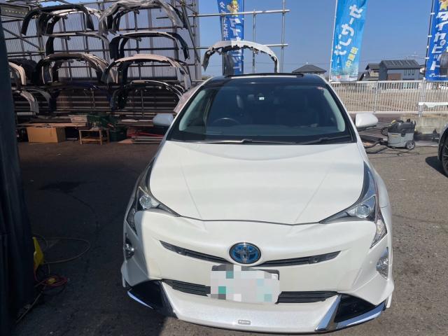 トヨタ 50系プリウス  モデリスタフルエアロ 取付 ZVW51 岡山市東区