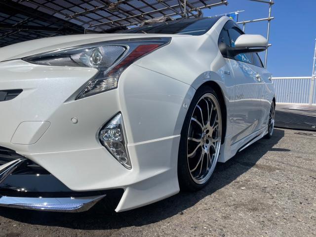 トヨタ 50系プリウス  モデリスタフルエアロ 取付 ZVW51 岡山市東区