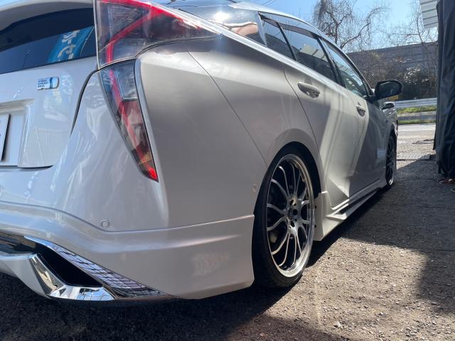 トヨタ 50系プリウス  モデリスタフルエアロ 取付 ZVW51 岡山市東区