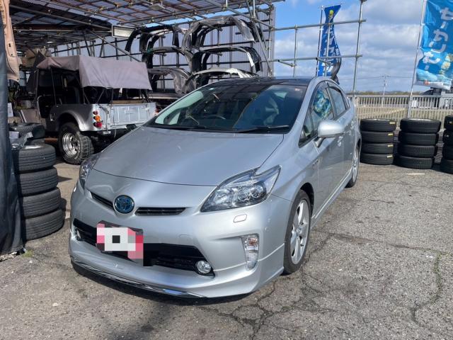 トヨタ　30プリウス　ドレスアップ 　フルエアロ取付　ZVW30　岡山市東区