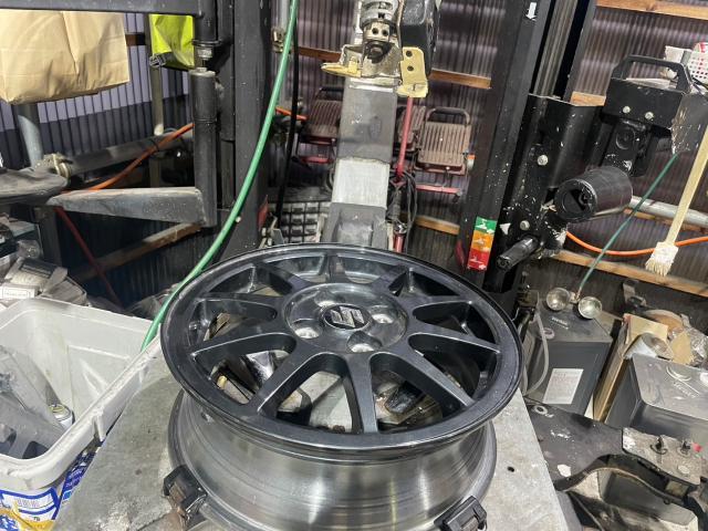 スズキ　スペーシアギア　タイヤ交換　MK53S　岡山市東区