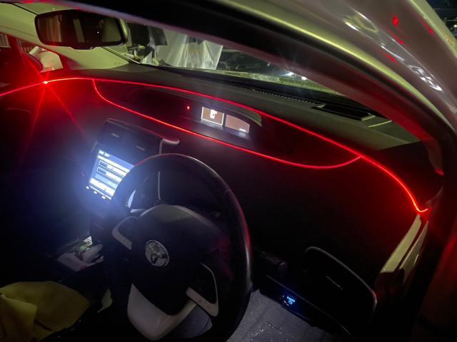 トヨタ　プリウス　アンビエントライト 取付　ZVW51　岡山市東区