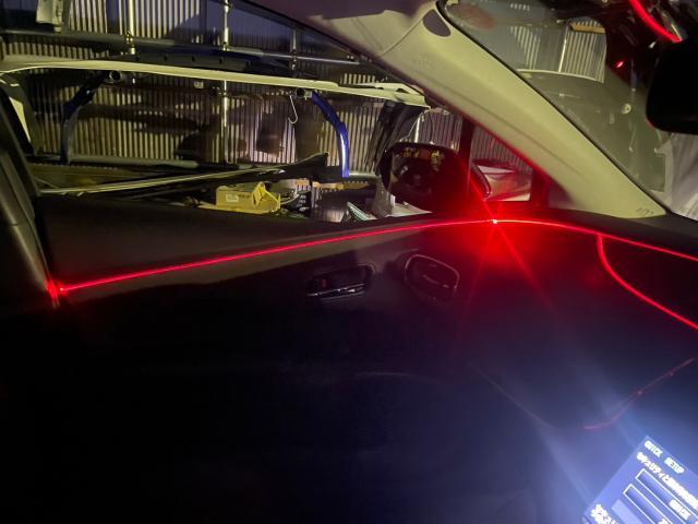 トヨタ　プリウス　アンビエントライト 取付　ZVW51　岡山市東区