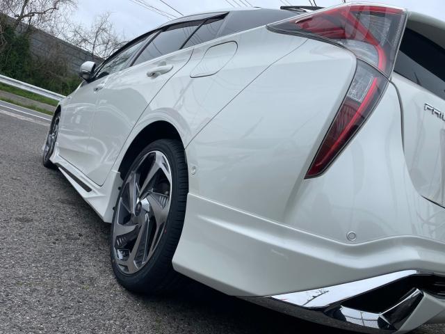 トヨタ　プリウス　ドレスアップ MODELLISTAフルエアロ取付　18inホイール取付　ZVW51　岡山市東区