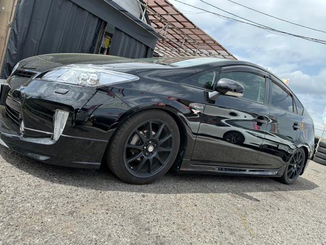 トヨタ 30系プリウス  車高調整 四輪アライメント測定  ZVW30 岡山市東区