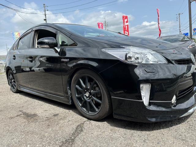 トヨタ 30系プリウス  車高調整 四輪アライメント測定  ZVW30 岡山市東区