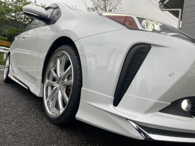 トヨタ 50系プリウス  モデリスタフルエアロ 19インチホイール取付 ZVW51 岡山市東区