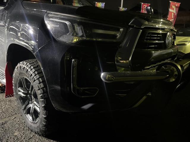 トヨタ　ハイラックス　タイヤ交換　GUN125　岡山市東区