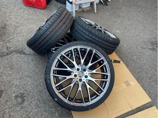 トヨタ 50系プリウス モデリスタエアロ取付  19inホイール交換 組み換え　ZVW51 岡山市東区