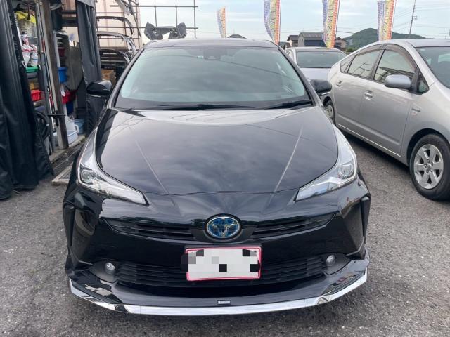 トヨタ 50系プリウス モデリスタエアロ取付  19inホイール交換 組み換え　ZVW51 岡山市東区