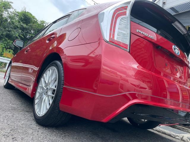 トヨタ　30系プリウス フルエアロ取付　18インチホイール交換　ZVW30　岡山市東区