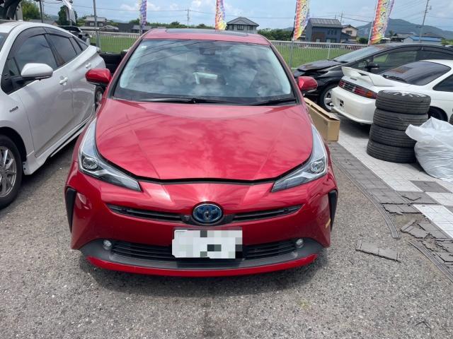 トヨタ 50系プリウス  モデリスタエアロ取付　19インチホイール交換　 ZVW51　岡山市東区