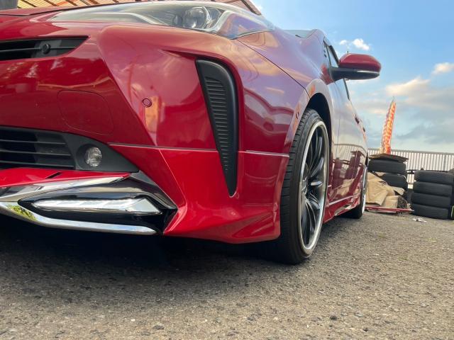 トヨタ 50系プリウス  モデリスタエアロ取付　19インチホイール交換　 ZVW51　岡山市東区